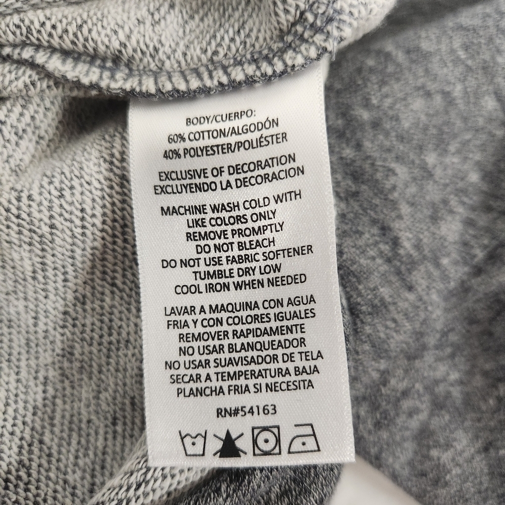 Calvin Klein Gray quarterzip cropped sweatshirt size XXL - Picture 12 of 13